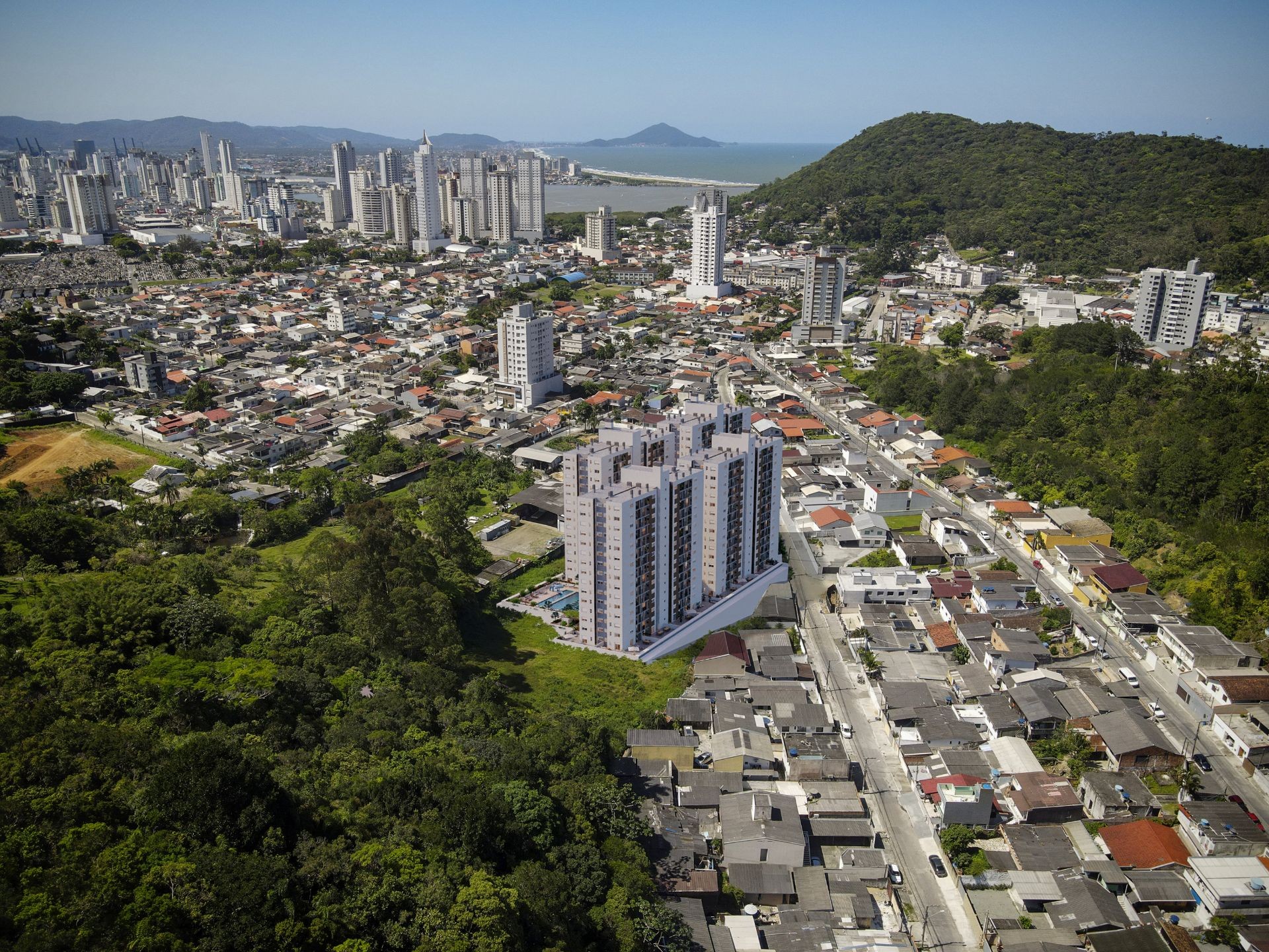 LANÇAMENTO! Apartamento 3 dormitórios, sendo 1 Suíte e Churrasqueira a carvão Em Home Resort Localizado em Itajaí - SC
